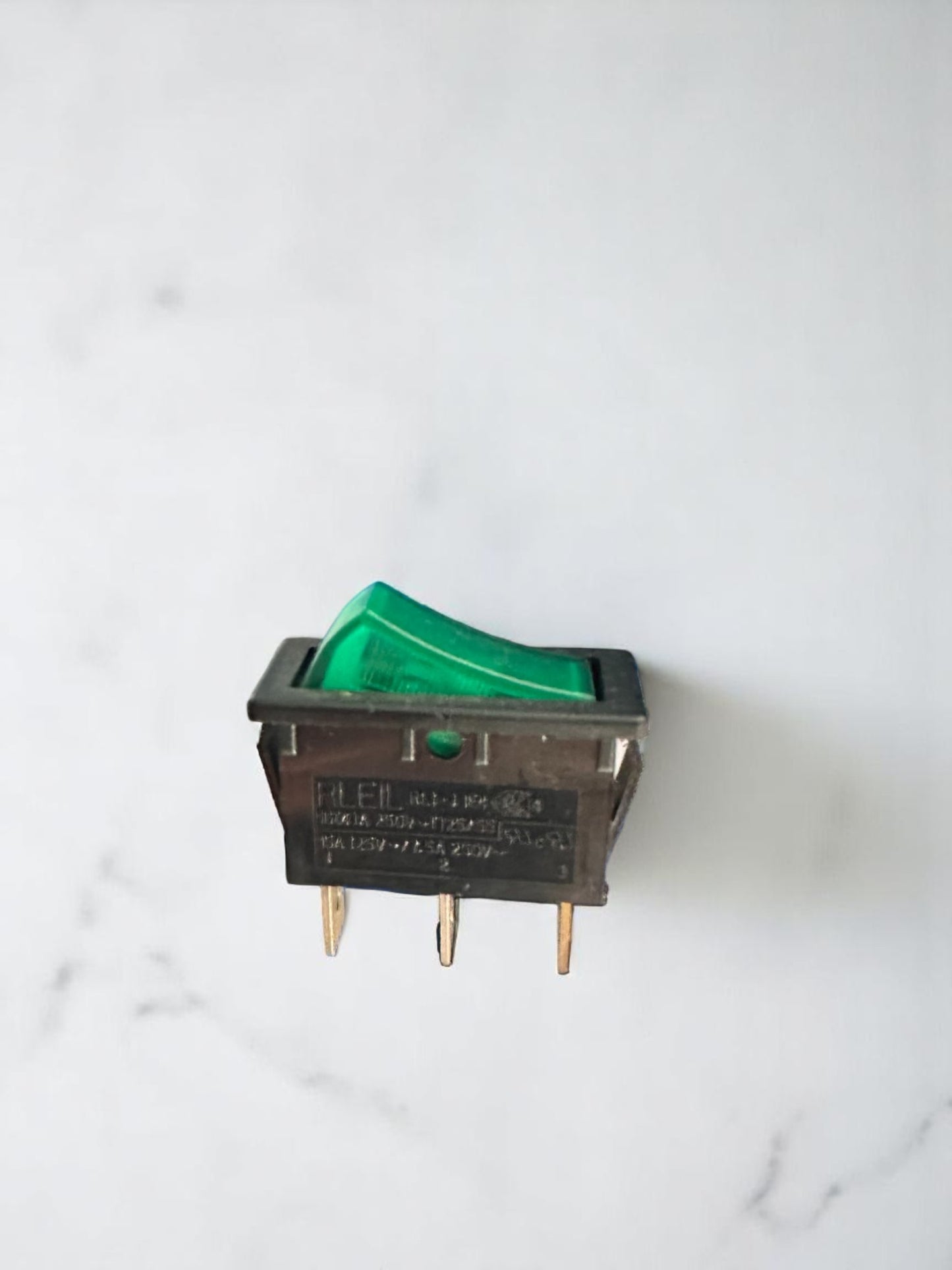 Interruptor unipolar VERDE luminoso