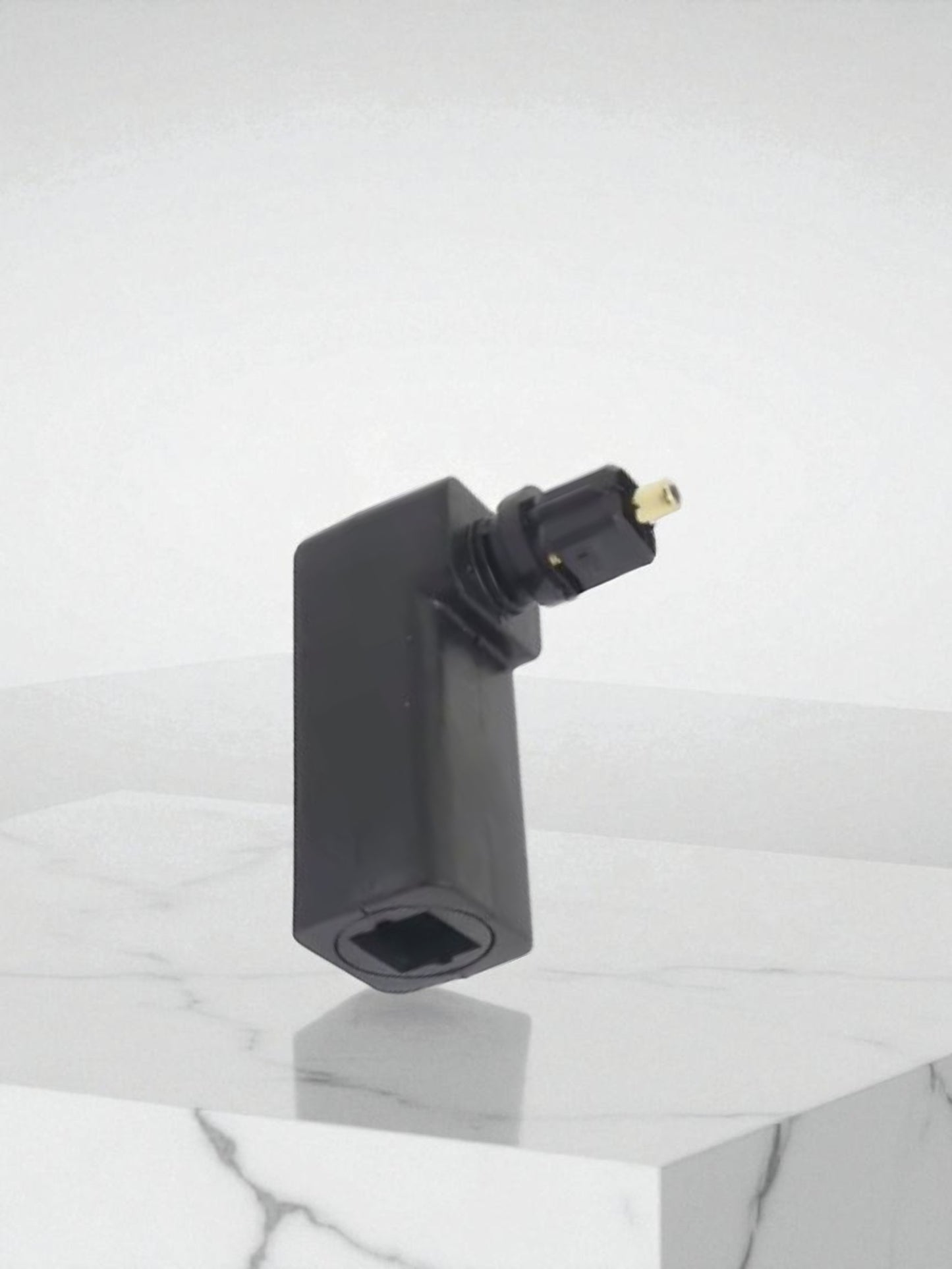 Adaptador audio óptico acodado