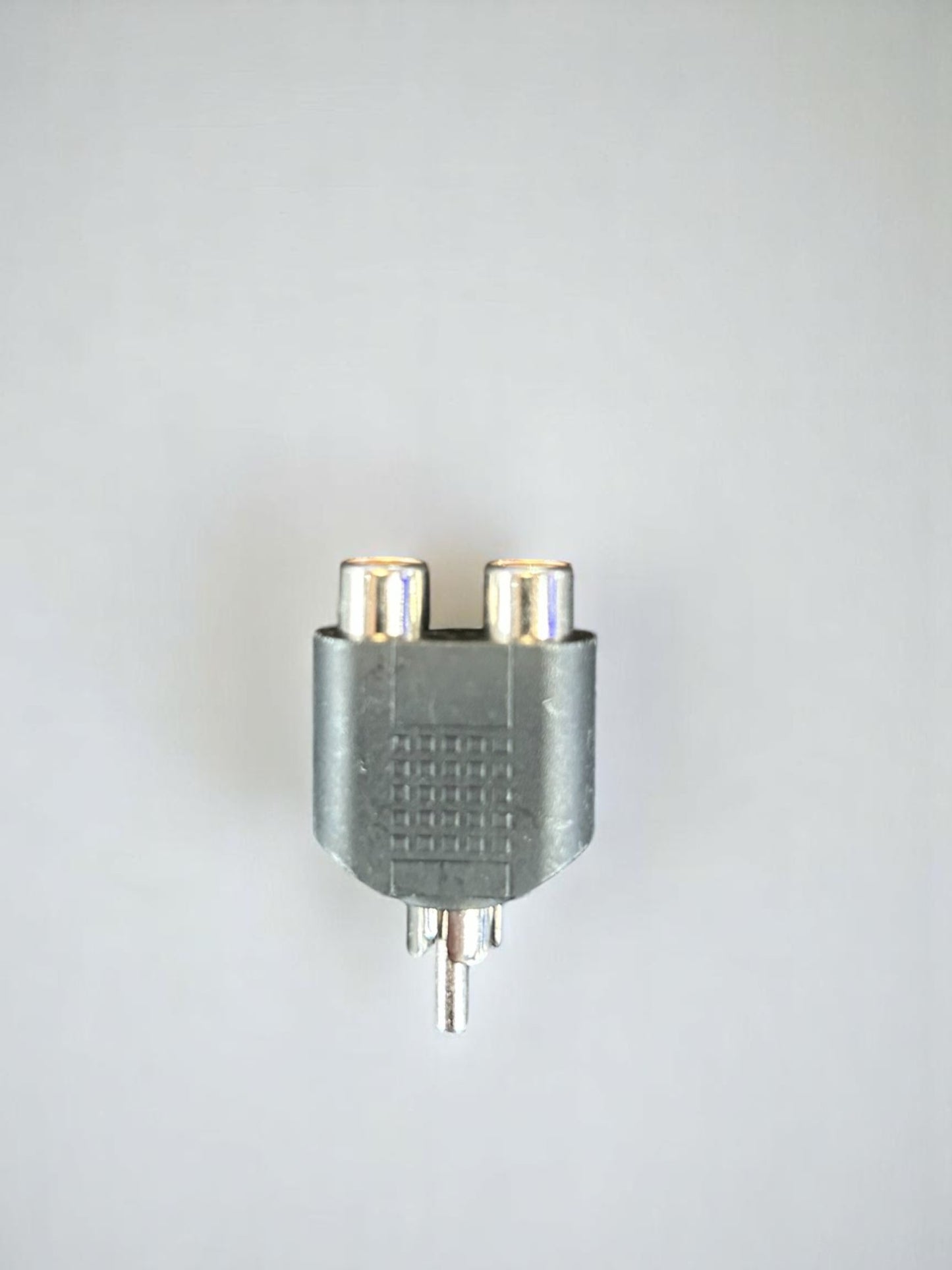 Conector/Conversor 2 RCA a RCA macho