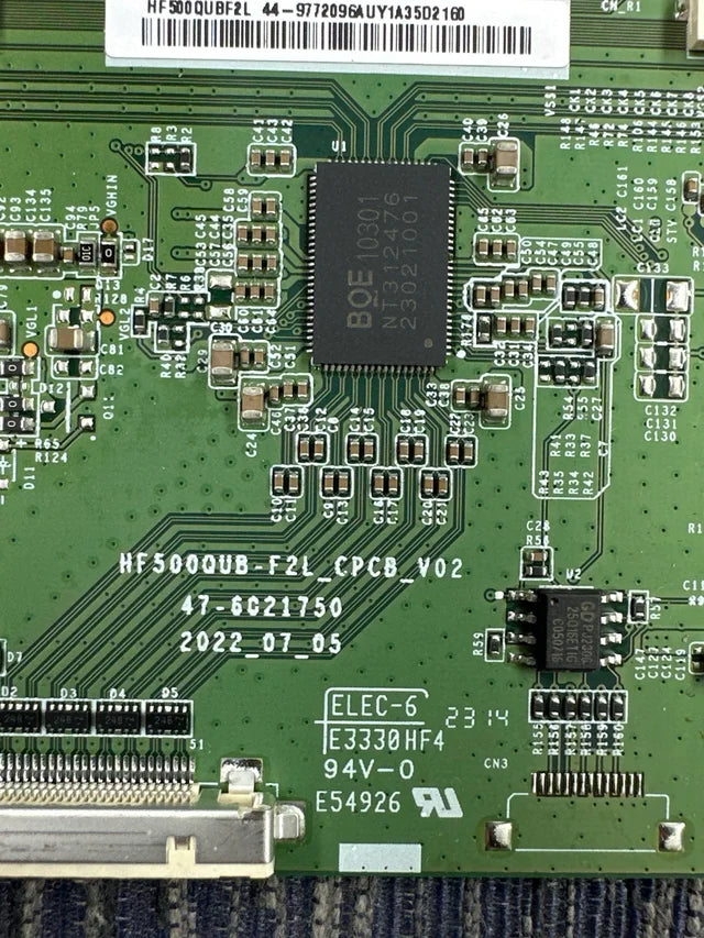 TCON HF500QUB_F2L_CPCB_V02