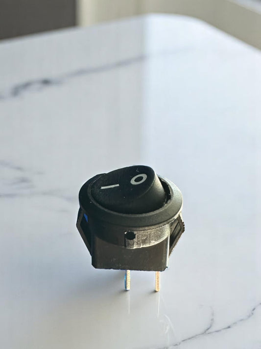 Interruptor unipolar NEGRO MINI