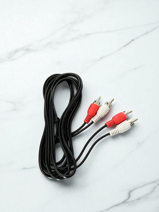 2 RCA macho a 2 RCA macho / 2 metros