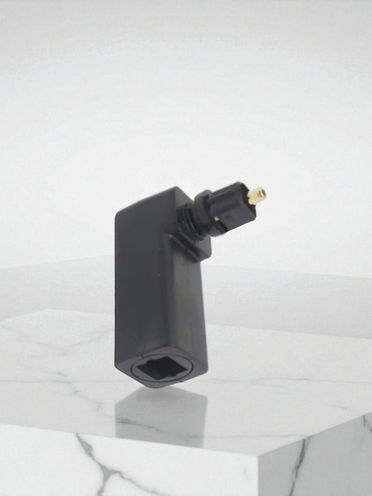 Adaptador audio óptico acodado