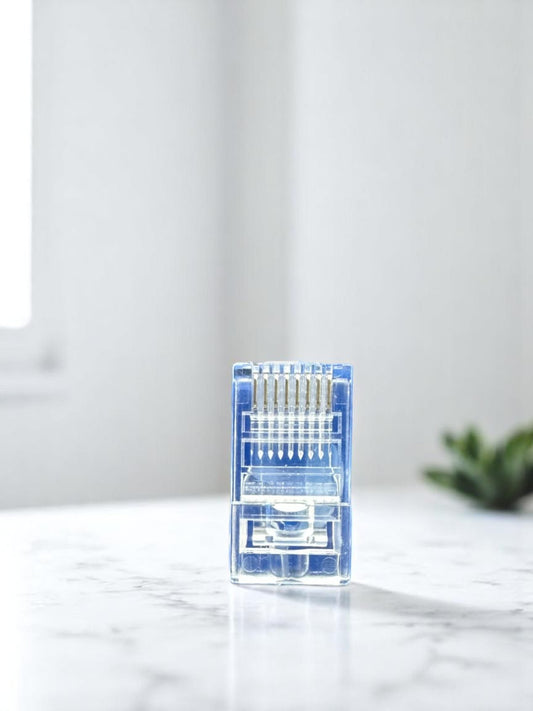 Conector RJ45 transparente