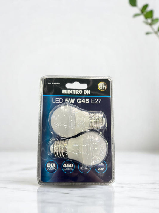 Bombilla Led 5W E27 pack de 2