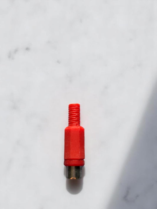 RCA hembra rojo