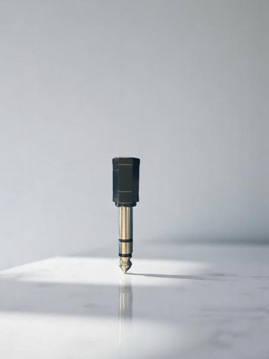 Conversor/Adaptador de Jack 6.3 mm estéreo macho a jack 3.5 mm hembra