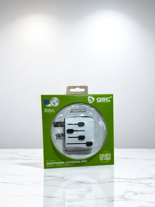 Adaptador de viaje universal para 120 paises