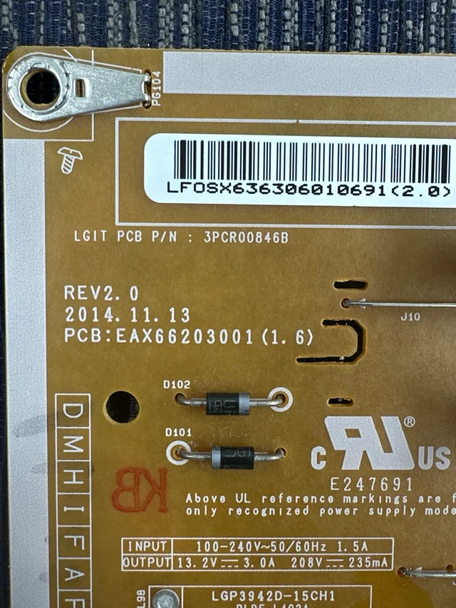 Fuente EAX66203001 1.6