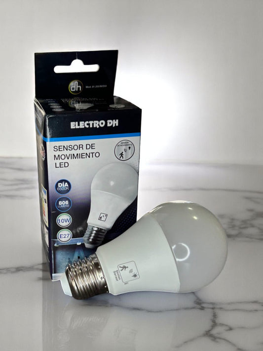 Bombilla Led 10W E27 sensor movimiento